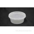 8OZ disposable soup cups with lids